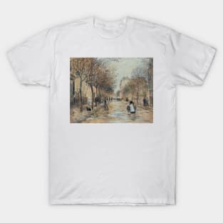 Street in Asnieres by Jean-Francois Raffaelli T-Shirt